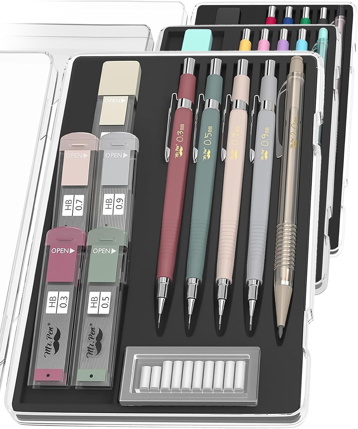 Mechanical Pencil 0.3 - Vintage Mechanical Pencil Set, 5 Sizes