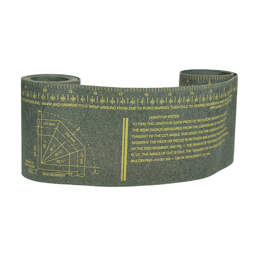Tape Dispenser Weighted - Pipe Measuring Tool Wrap Around Tape