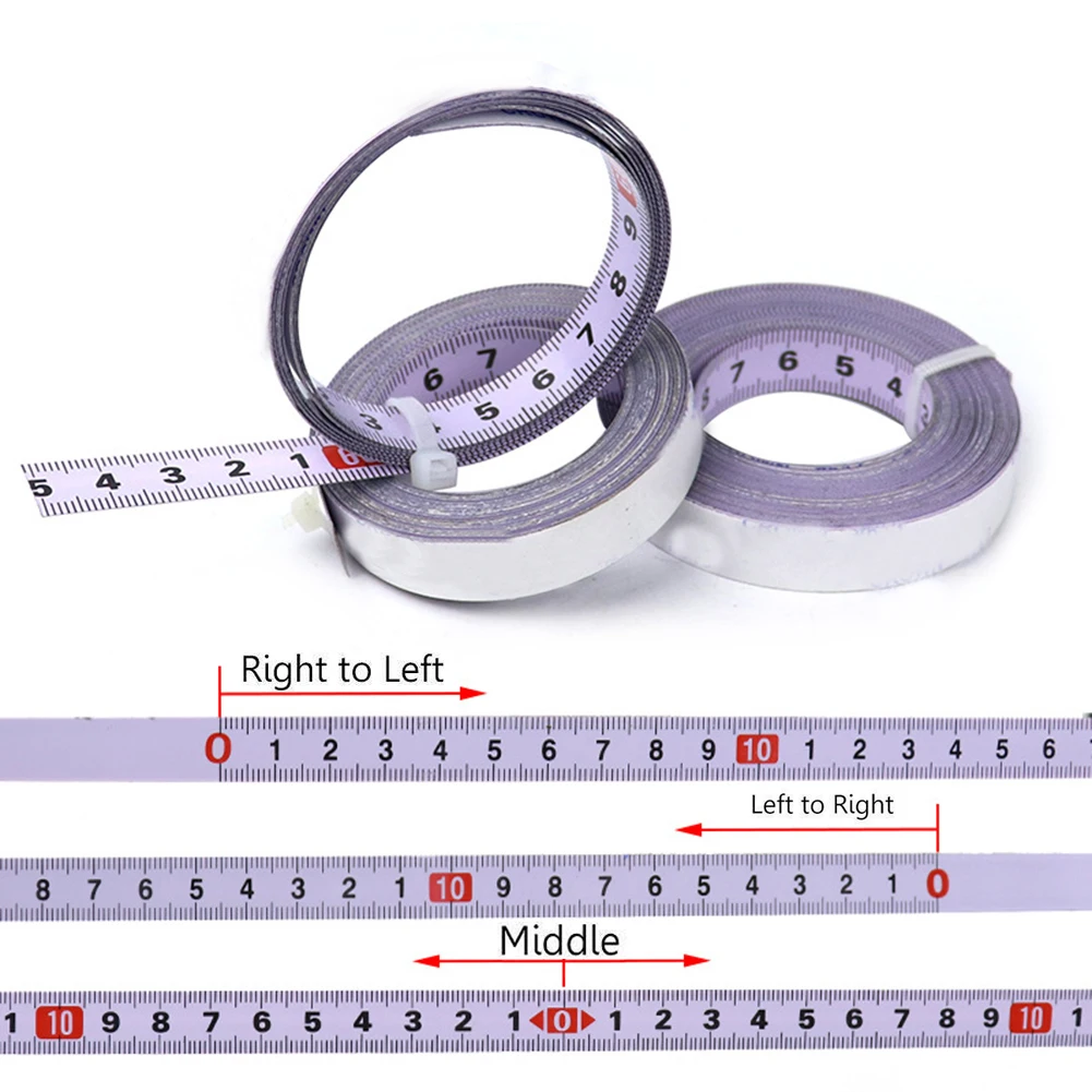 Tape Dispenser Weighted - Miter Track Tape Measure Self Adhesive