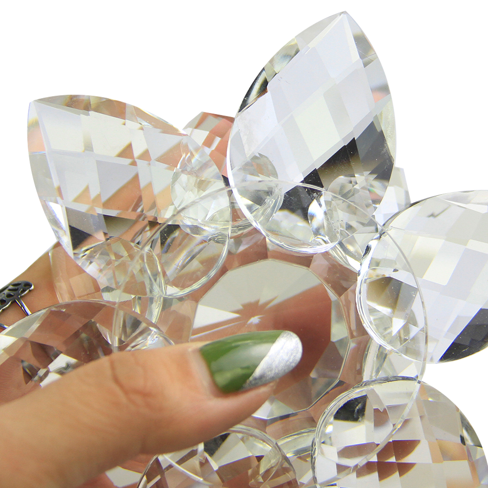 60mm-200mm Crystal Swan Lotus  - Book Weight Glass avaliação e preço