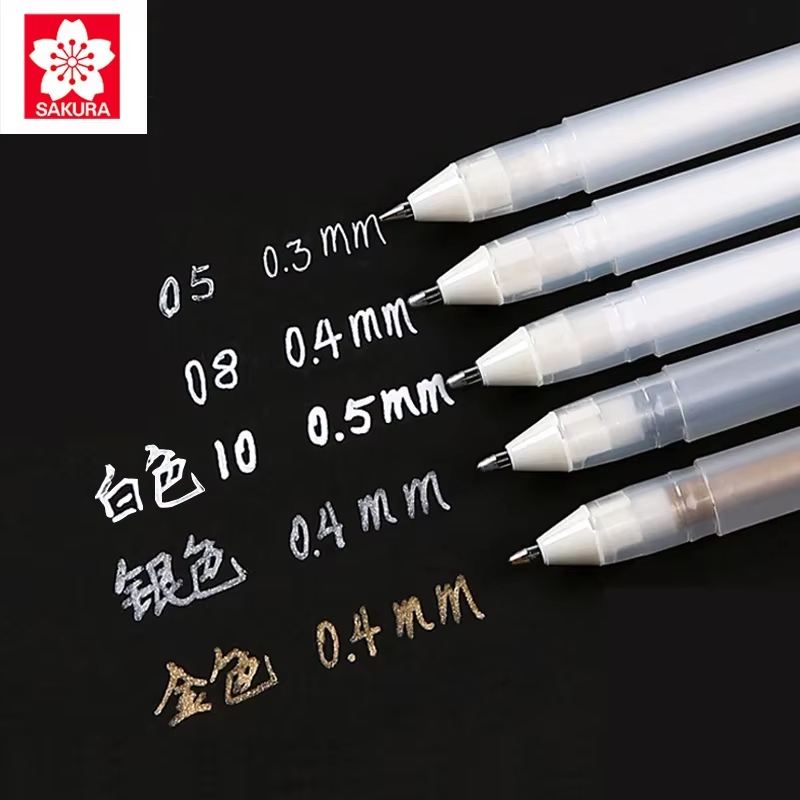 3PCS SAKURA Gelly Roll Gel Pen - Correction Pen Fine avaliação e preço