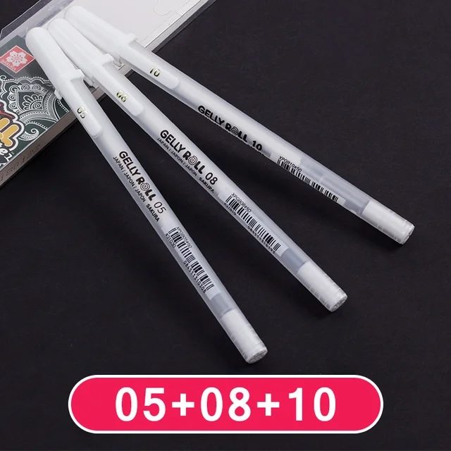 3PCS SAKURA Gelly Roll Gel Pen - Correction Pen Fine avaliação e preço