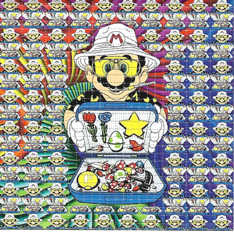 Mushroom Dealer Psychedelic LS - Ink Blotter Paper avaliação e preço