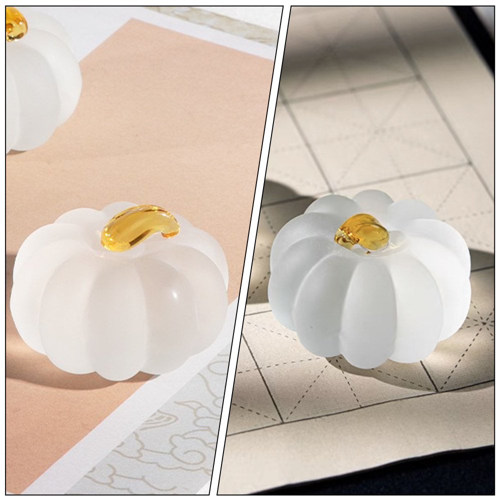 Pumpkin Shape Crystal Glass Pa - Paper Weight Crystal avaliação e preço