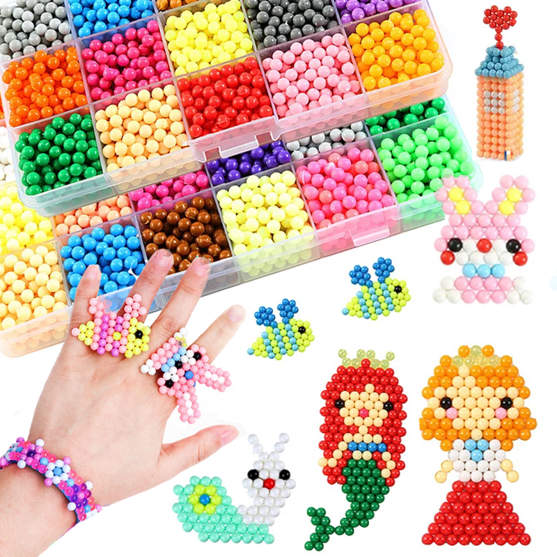 Magical Water Sticky Beads Toy - Paper Weight Crystal avaliação e preço