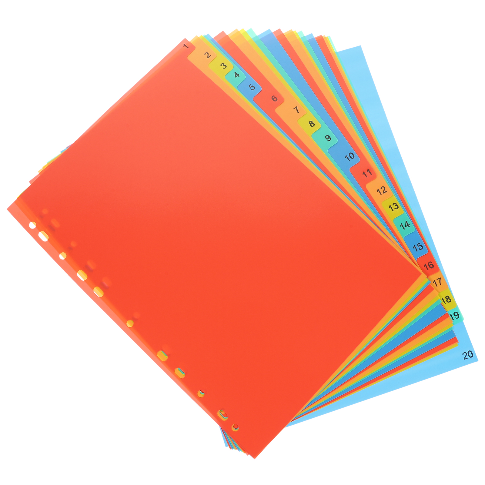 A4 Index Pages Plastic Binder  - Tab Divider A4 avaliação e preço