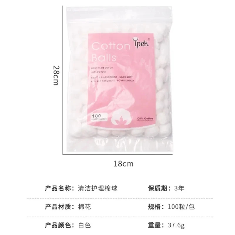100PCS Nail Art Cotton Balls N - Gel Refill Pack avaliação e preço