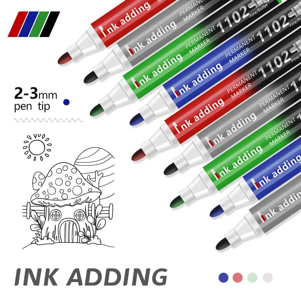4/6/12 pcs/Set Permanent Marke - Correction Pen Fine avaliação e preço