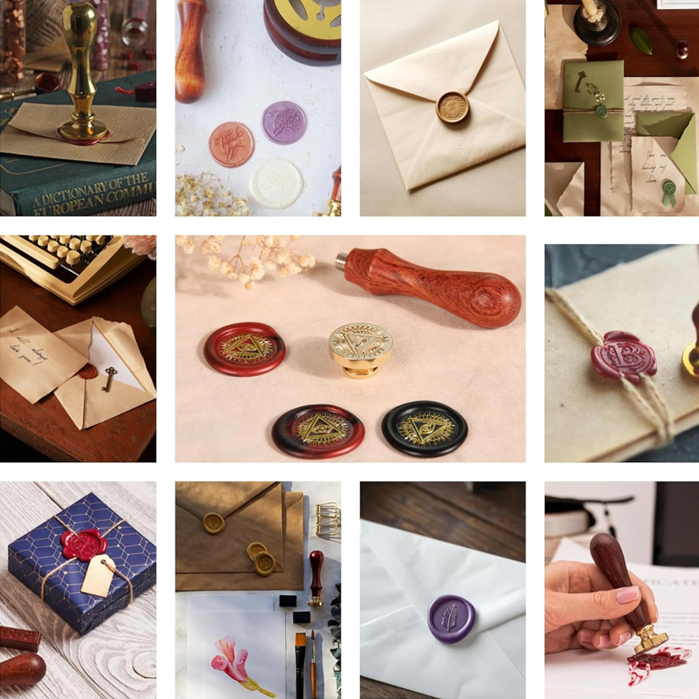 Custom Wax Seal Stamp, Persona - Wax Seal Stamp Set avaliação e preço