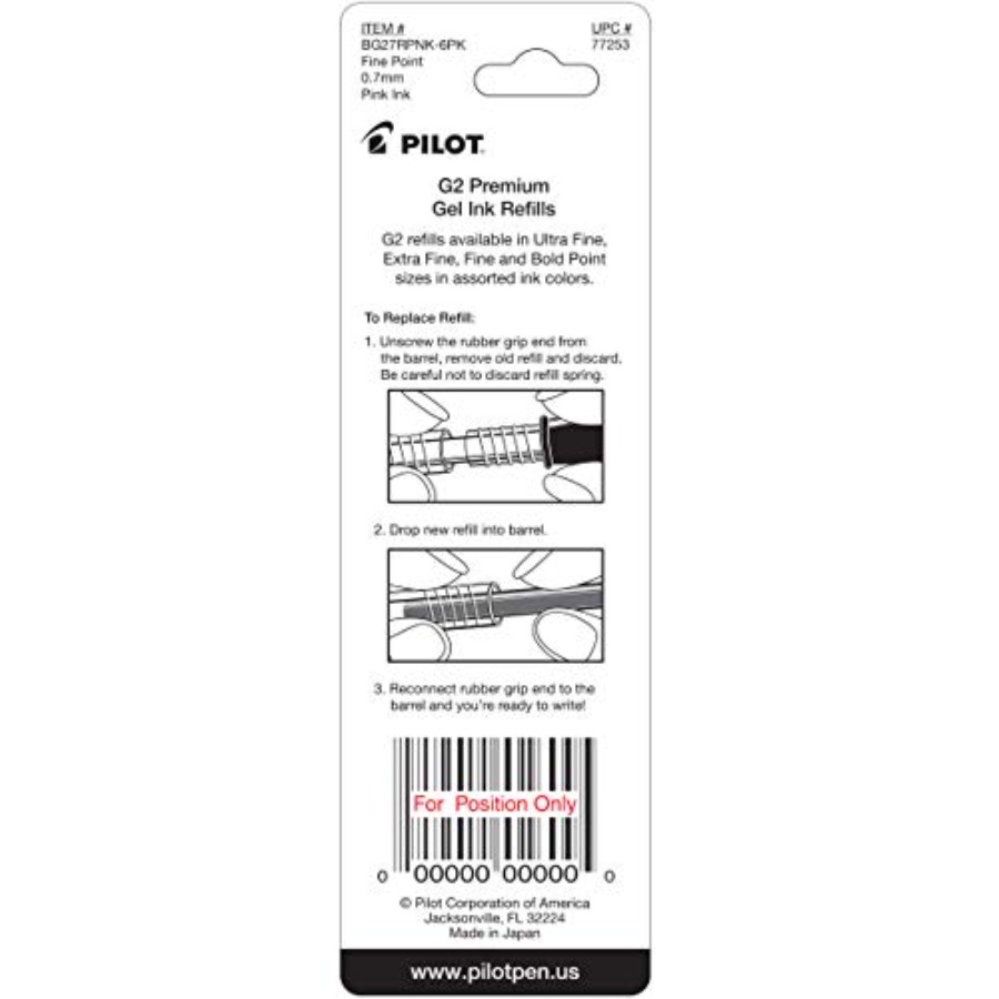 , G2 Gel Ink Refills, Fine Poi - Gel Refill Pack avaliação e preço
