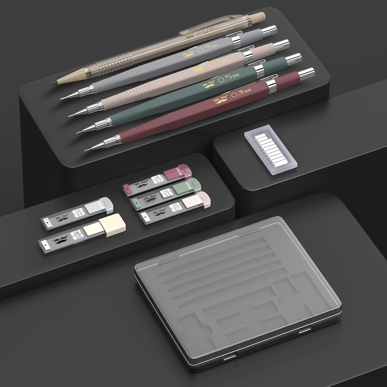 Vintage Mechanical Pencil Set, - Mechanical Pencil 0.3 avaliação e preço