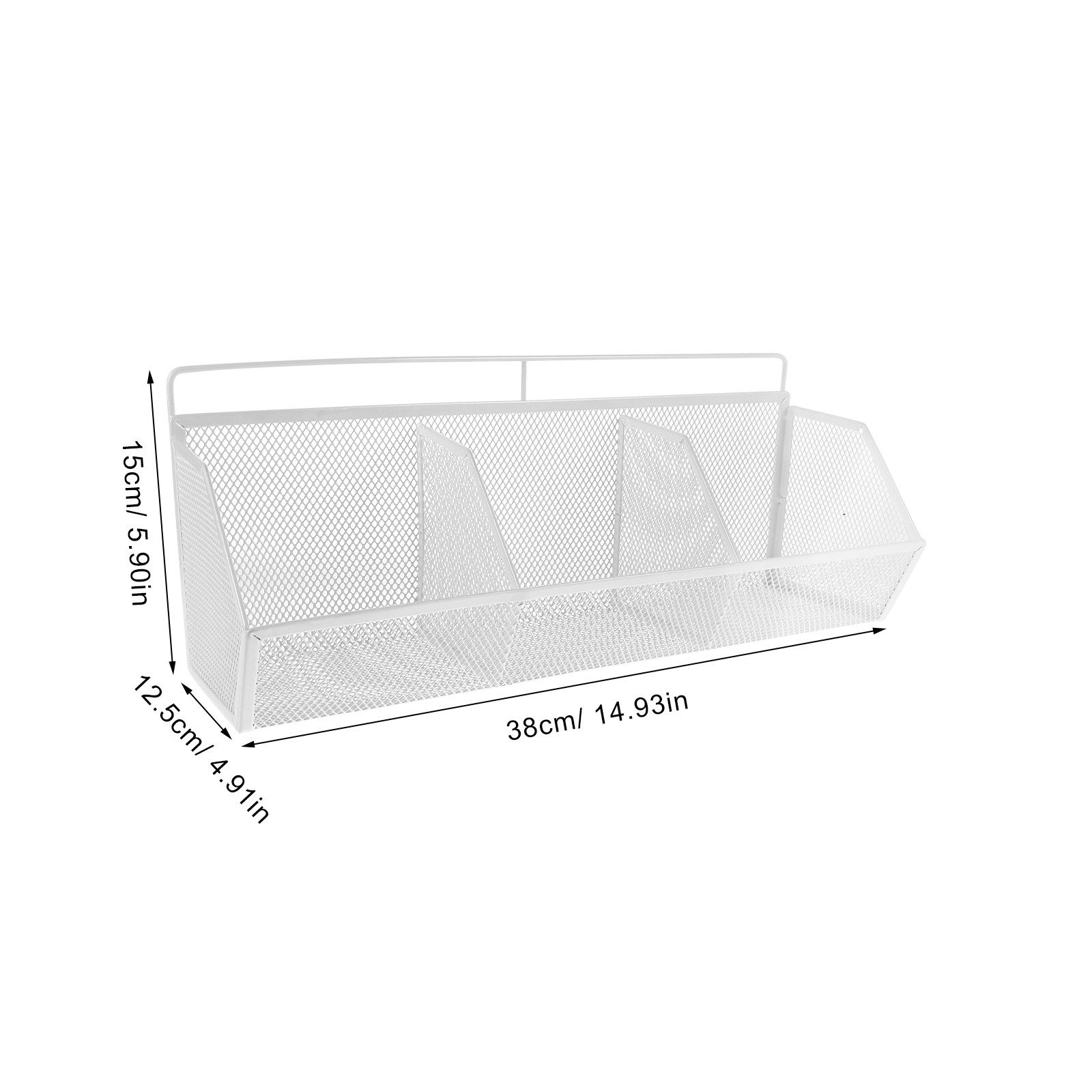 Wire Mesh File Organizer 3 Com - Magazine Holder Rack avaliação e preço