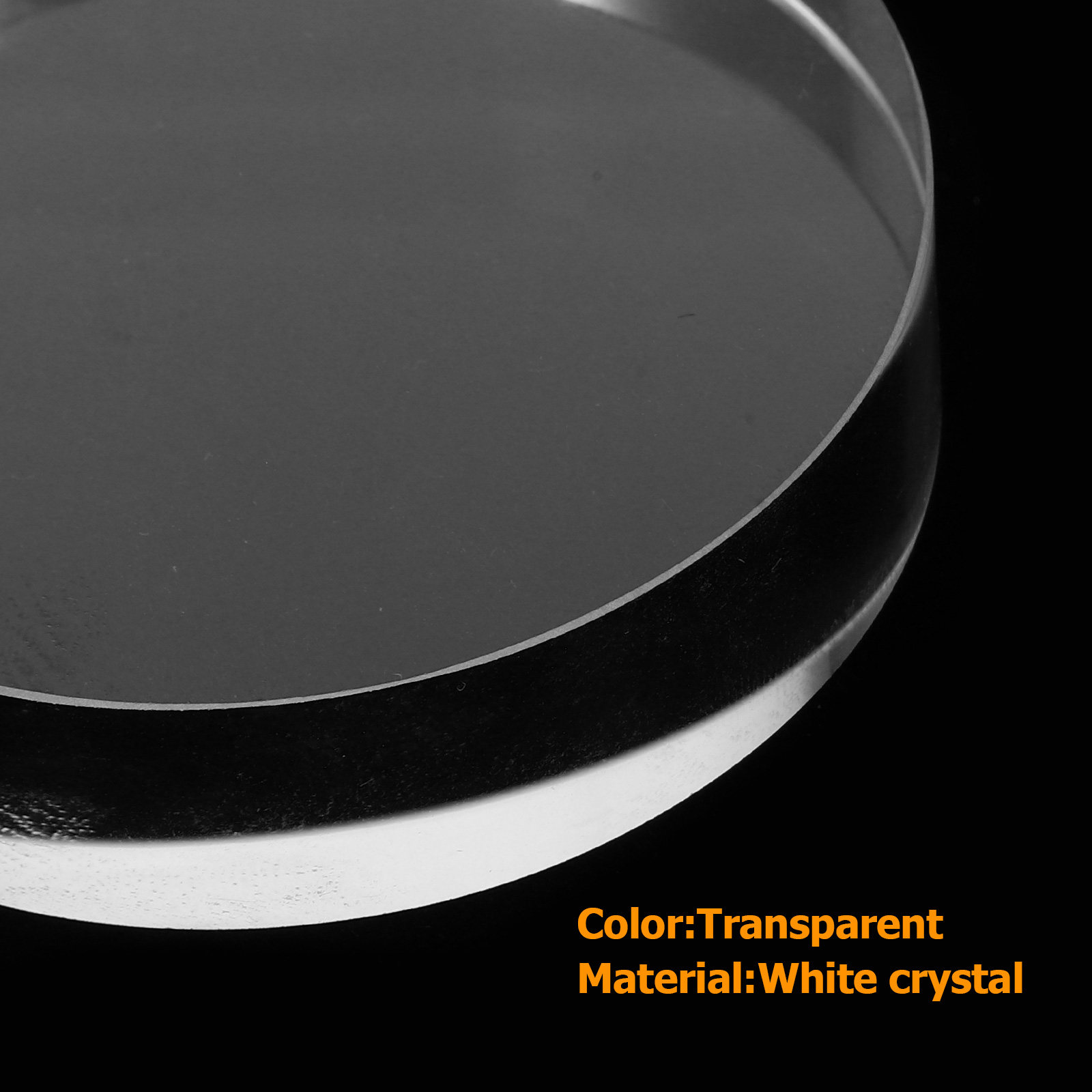 Crystal Clear Round Glass Pape - Paper Weight Crystal avaliação e preço