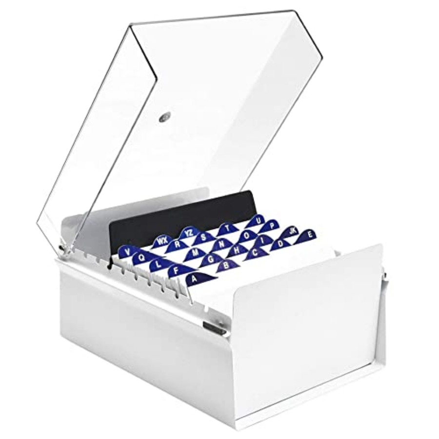5 X 8 Card File Holder Organiz - Card Index Box avaliação e preço