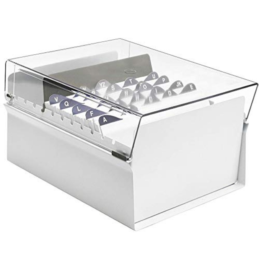 5 X 8 Card File Holder Organiz - Card Index Box avaliação e preço