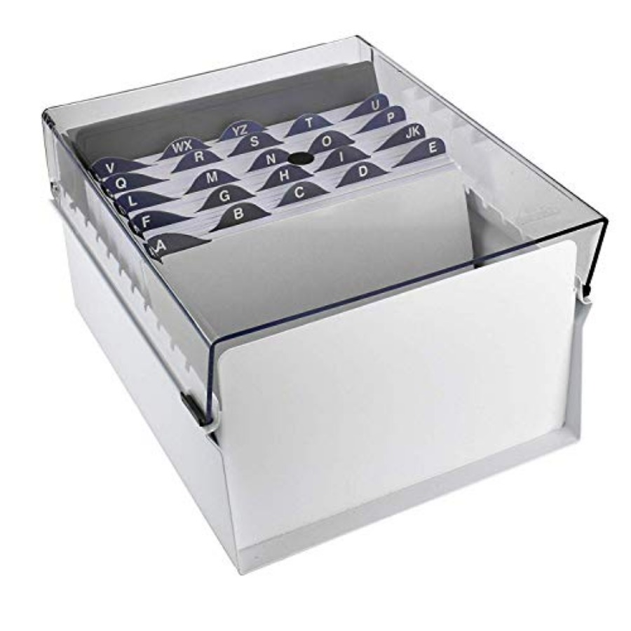 5 X 8 Card File Holder Organiz - Card Index Box avaliação e preço