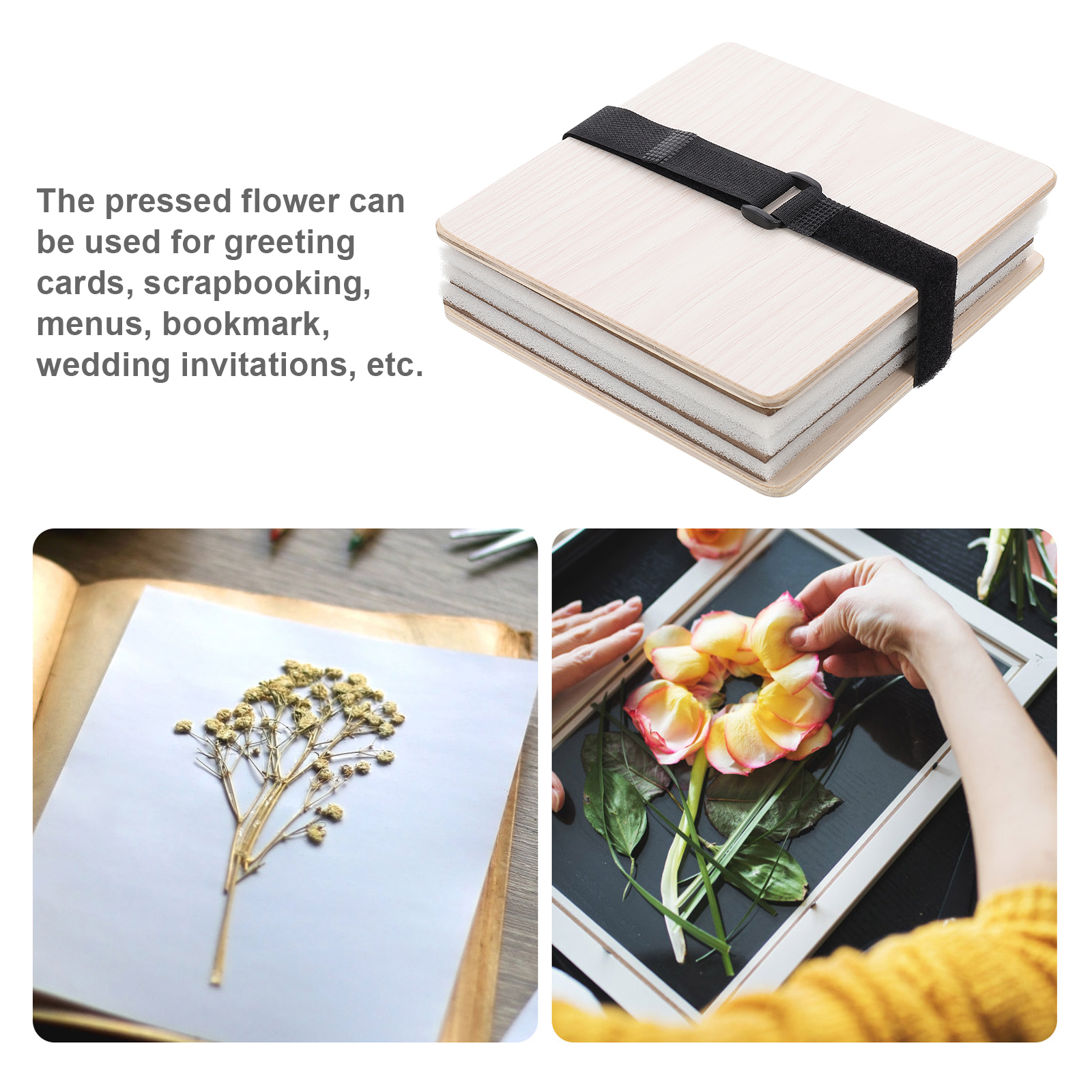 1 set Flower Press Kit Plant L - Ink Blotter Paper avaliação e preço