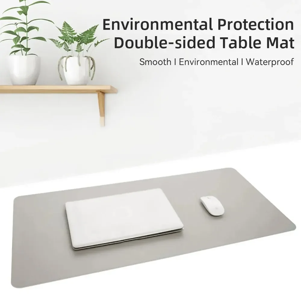1 Pcs Large Size 60*30mm Offic - Leather Desk Pad avaliação e preço