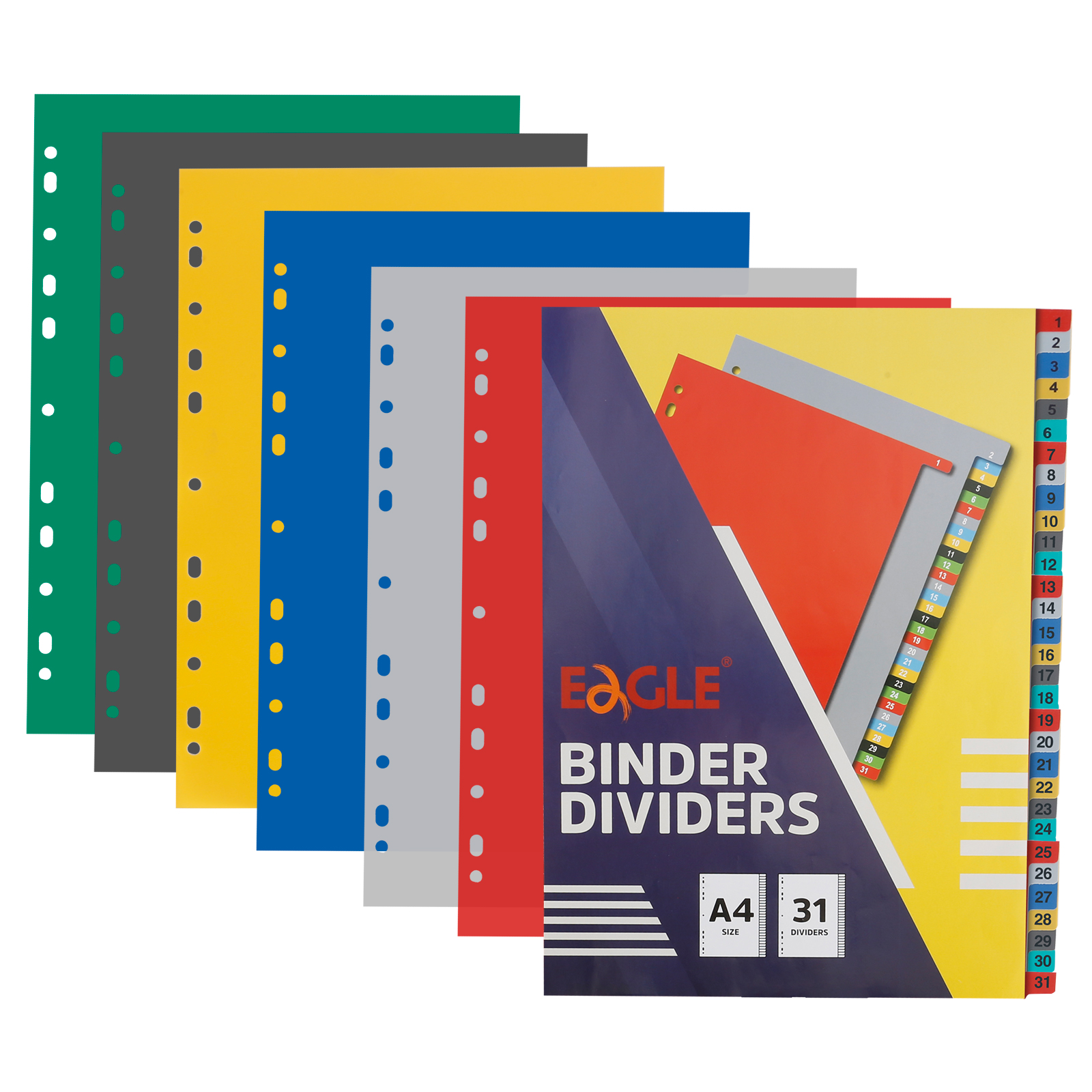 EAGLE A4 Binder Index Divider  - Tab Divider A4 avaliação e preço