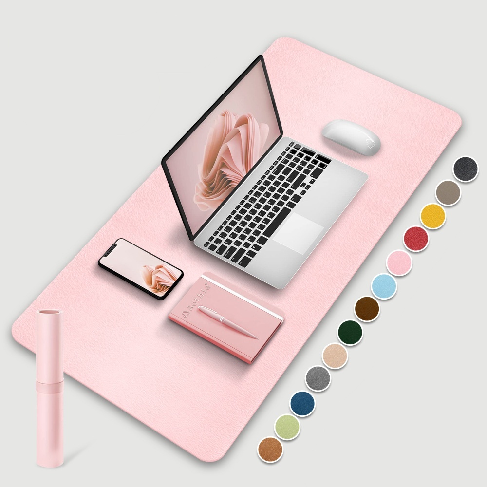 1 Pcs Large Size 60*30mm Offic - Leather Desk Pad avaliação e preço