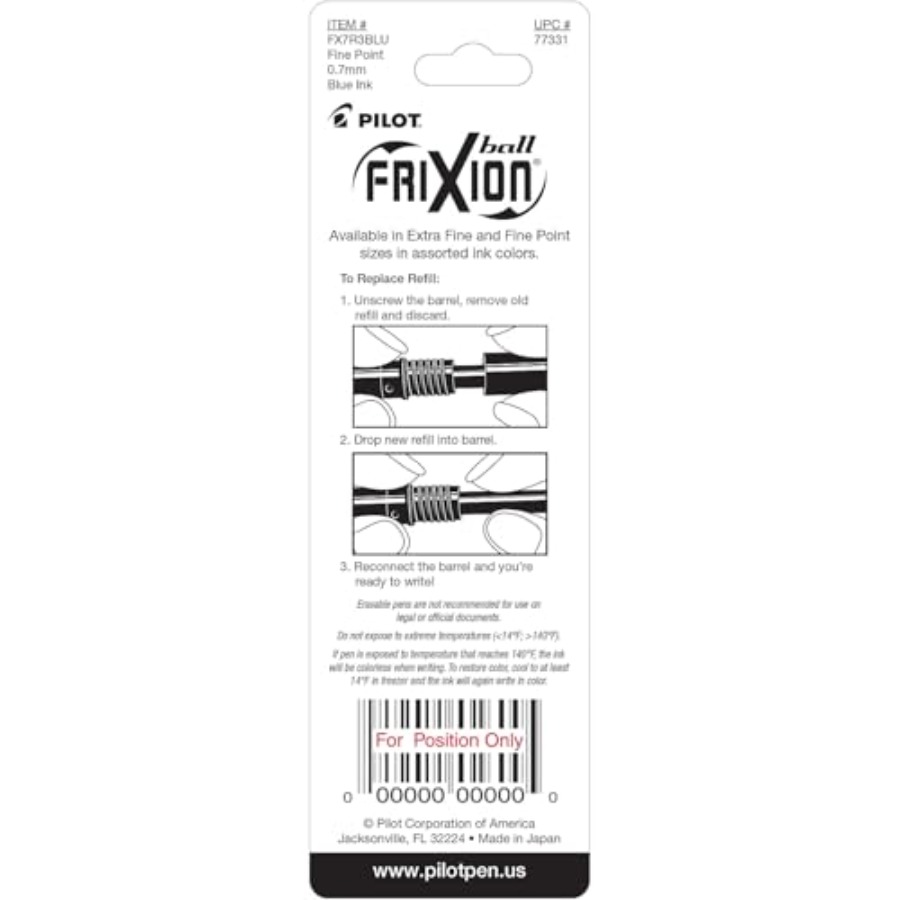 , FriXion Ball Gel Ink Refills - Gel Refill Pack avaliação e preço