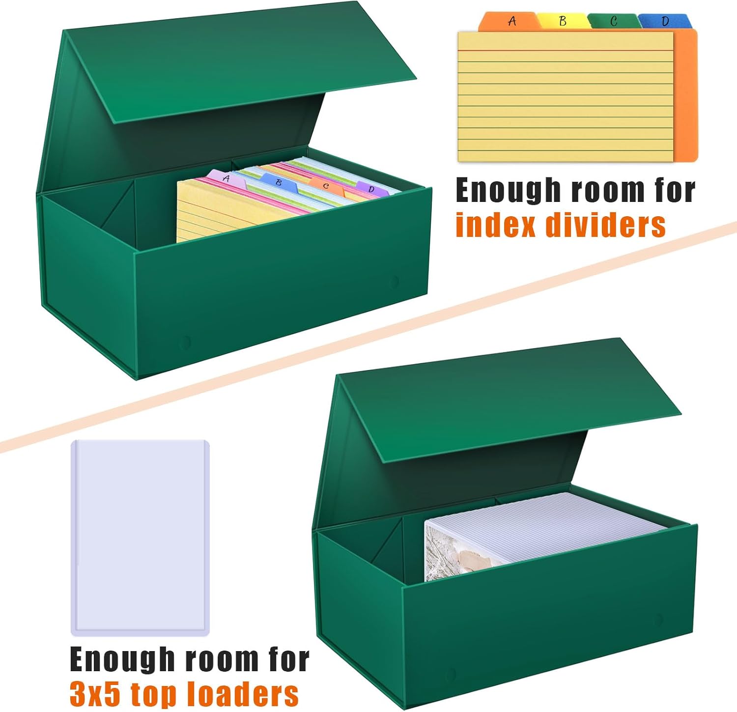 3x5 Index Card Holder, 3.5x5.5 - Card Index Box avaliação e preço