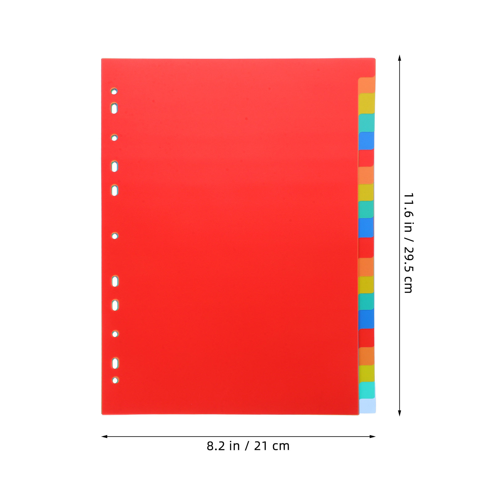 1Set Plastic Binder Dividers A - Tab Divider A4 avaliação e preço