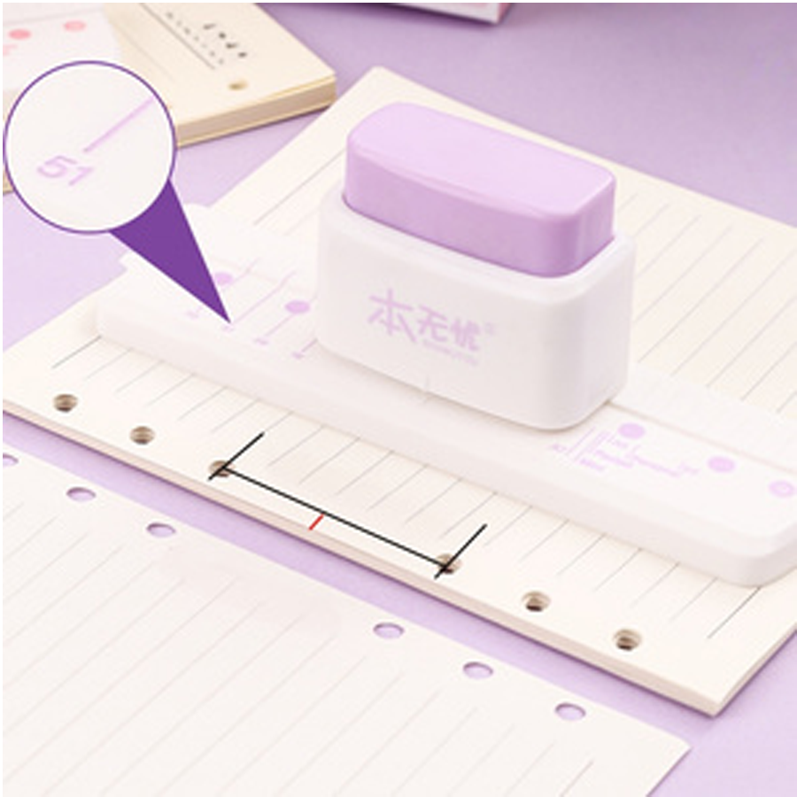 1pc three-hole punch, binder c - Binder A4 Lever avaliação e preço