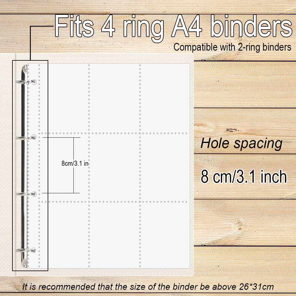 PLRBOK A4 Clear 10 Pcs Photo A - Binder A4 Lever avaliação e preço