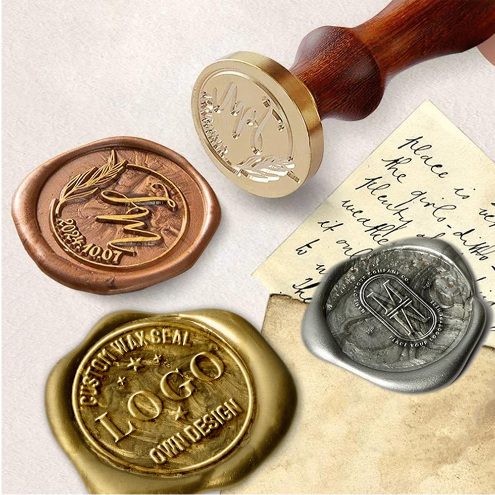 Custom Your Logo 25/30/40/50mm - Wax Seal Stamp Set avaliação e preço