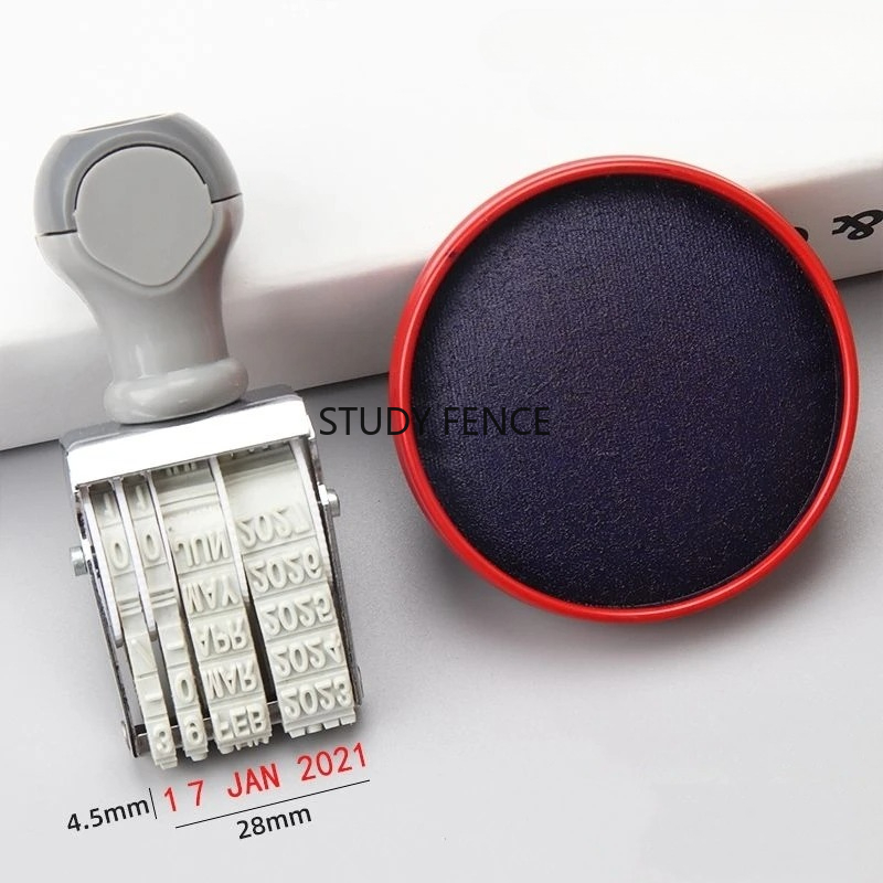 Portable English Date Stamp fo - Rubber Date Stamp avaliação e preço