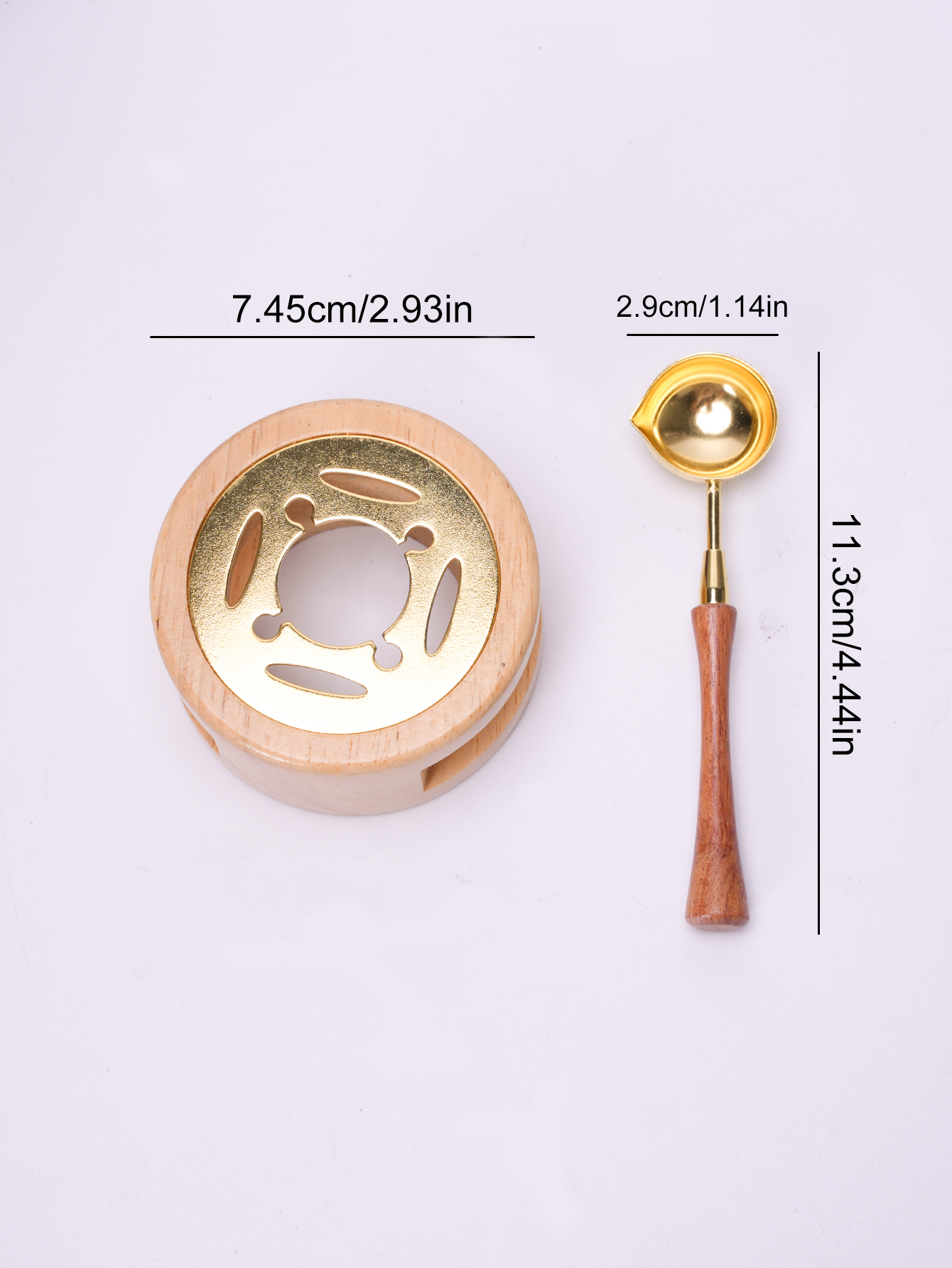 1set Wax Seal Set Wood Wax Mel - Wax Seal Stamp Set avaliação e preço