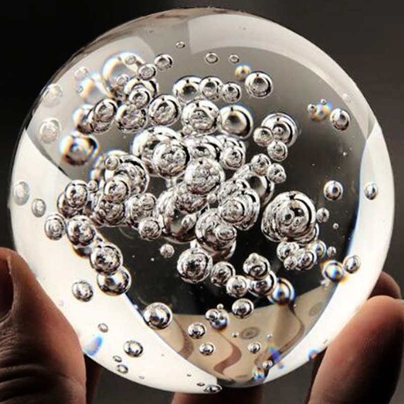 40/60/80MM Clear Bubble Crysta - Paper Weight Crystal avaliação e preço