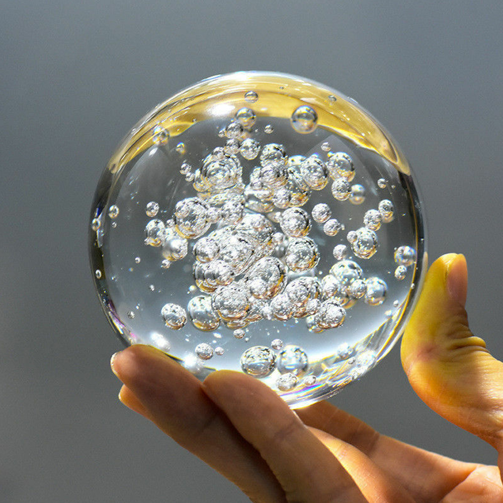 40/60/80MM Clear Bubble Crysta - Paper Weight Crystal avaliação e preço