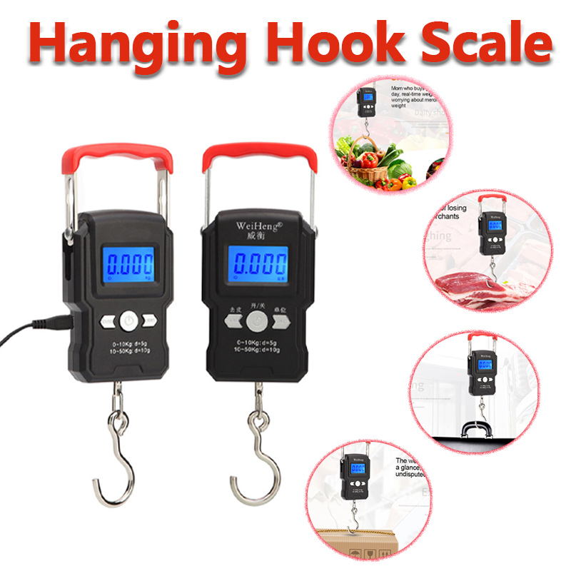 Portable Hanging Hook Scale 50 - Tape Dispenser Weighted avaliação e preço
