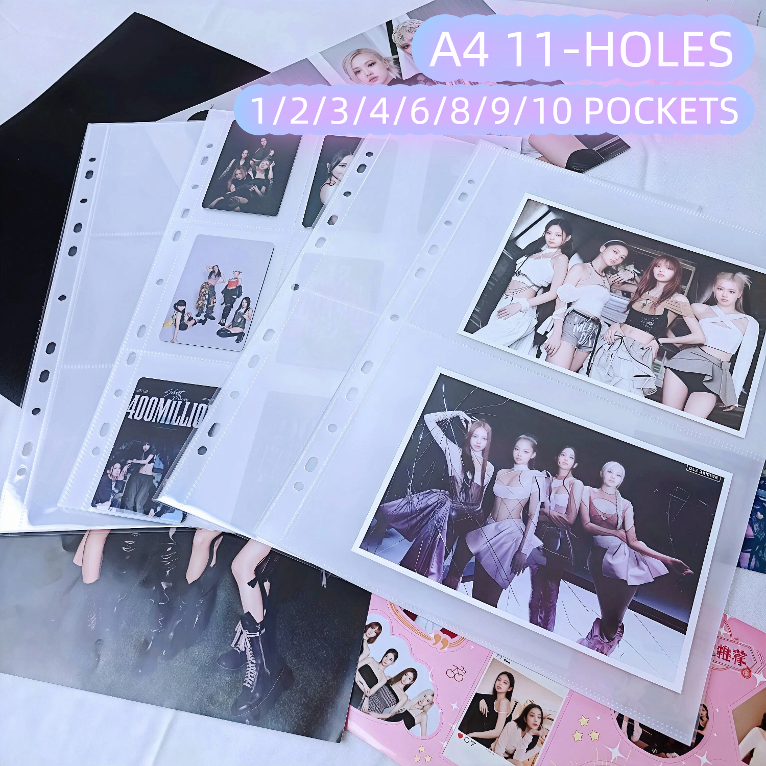 11-Hole A4 Clear Photo Album C - Binder A4 Lever avaliação e preço