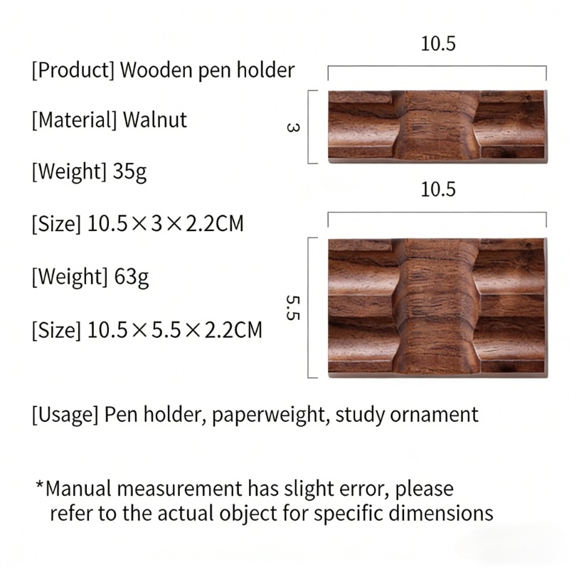Walnut Wood Pen Holder Stand f - Pen Rest Single avaliação e preço