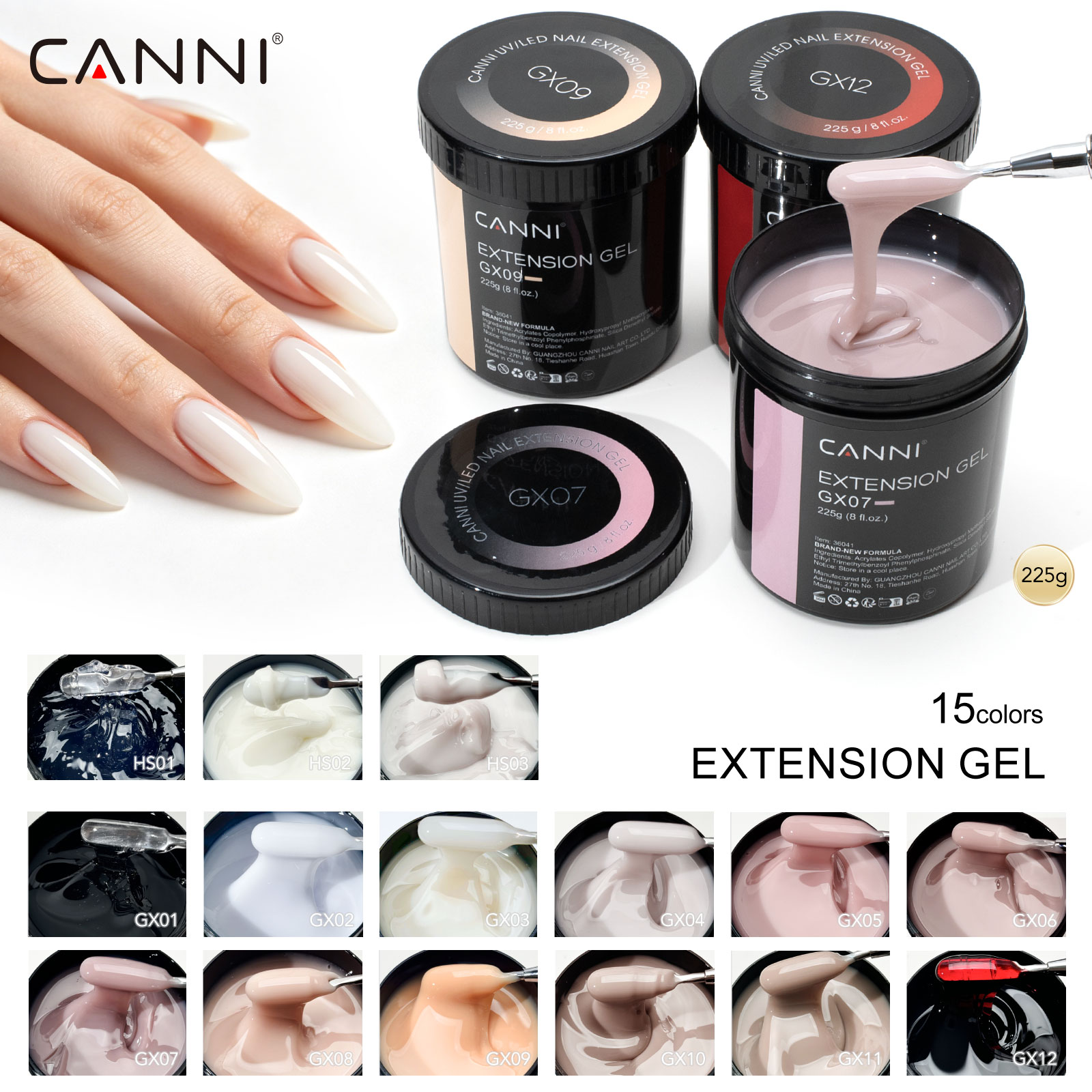 CANNI 225g Refillment Camoufla - Gel Refill Pack avaliação e preço