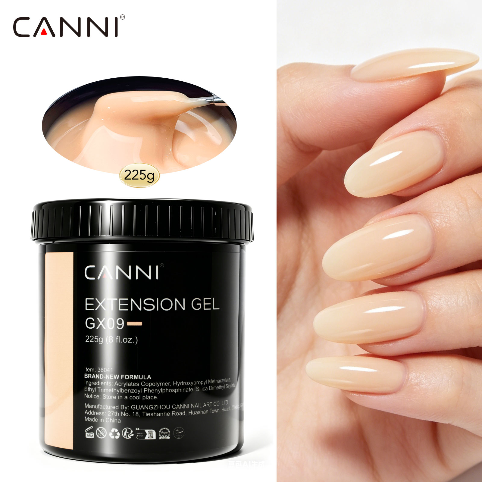 CANNI 225g Refillment Camoufla - Gel Refill Pack avaliação e preço