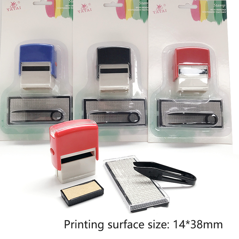 Rubber Stamp Kit DIY Custom Pe - Rubber Date Stamp avaliação e preço