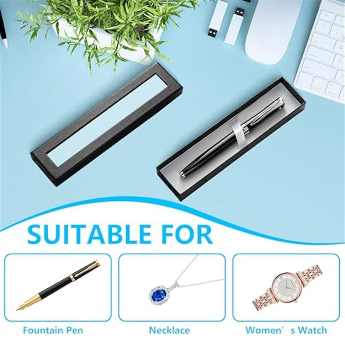 REST 10Pcs Empty Pen Gift Box  - Pen Rest Single avaliação e preço