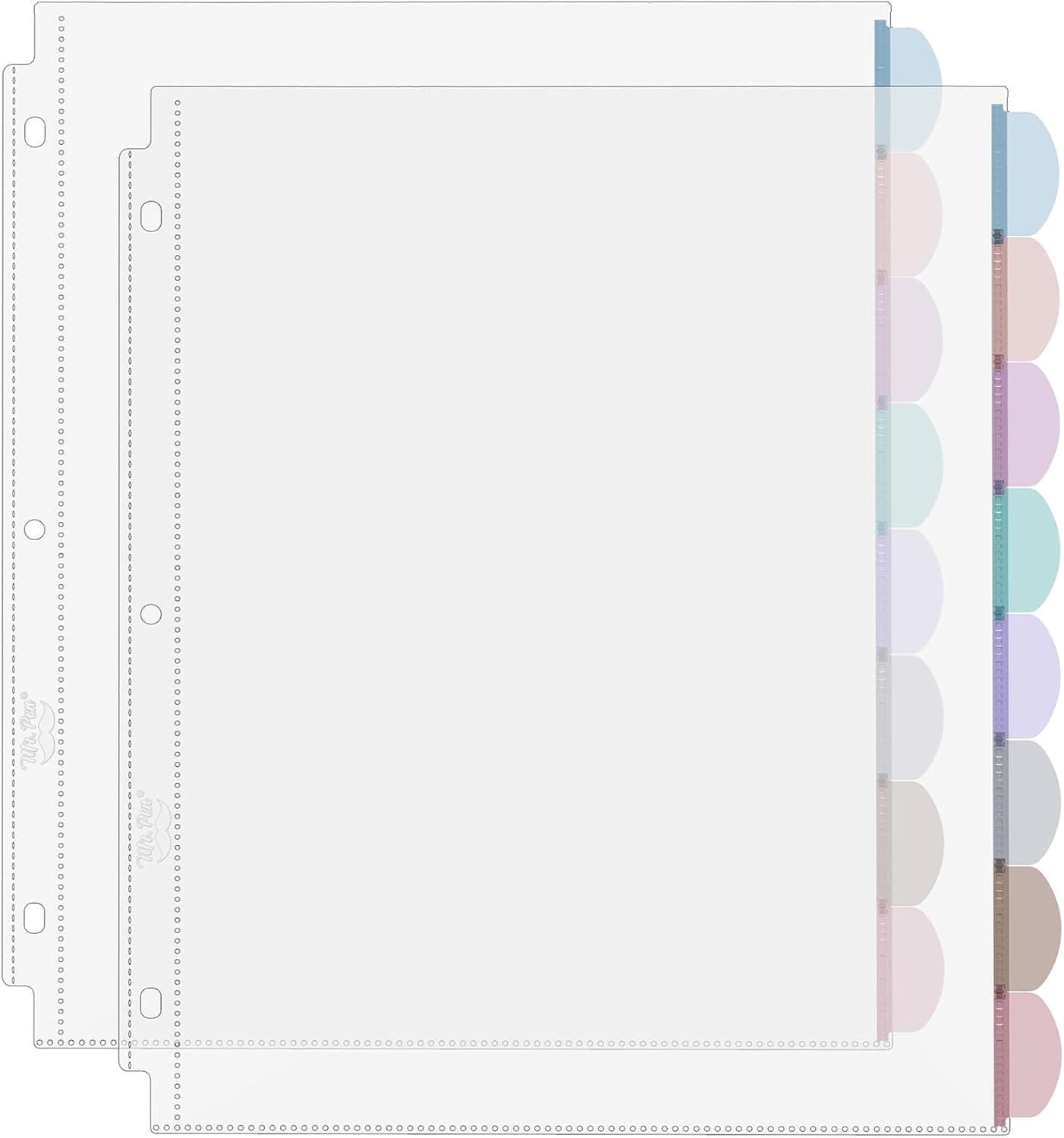 A4 Clear Sheet Protectors with - Tab Divider A4 avaliação e preço