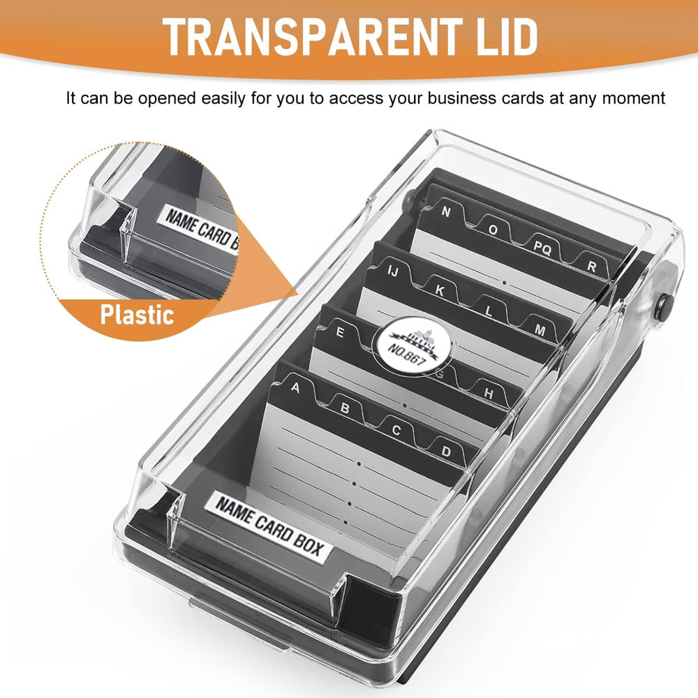 Desktop Business Card Box, Lar - Card Index Box avaliação e preço