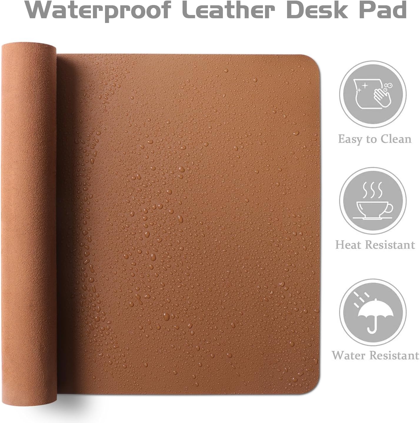 Large Leather Desk Pad Protect - Leather Desk Pad avaliação e preço