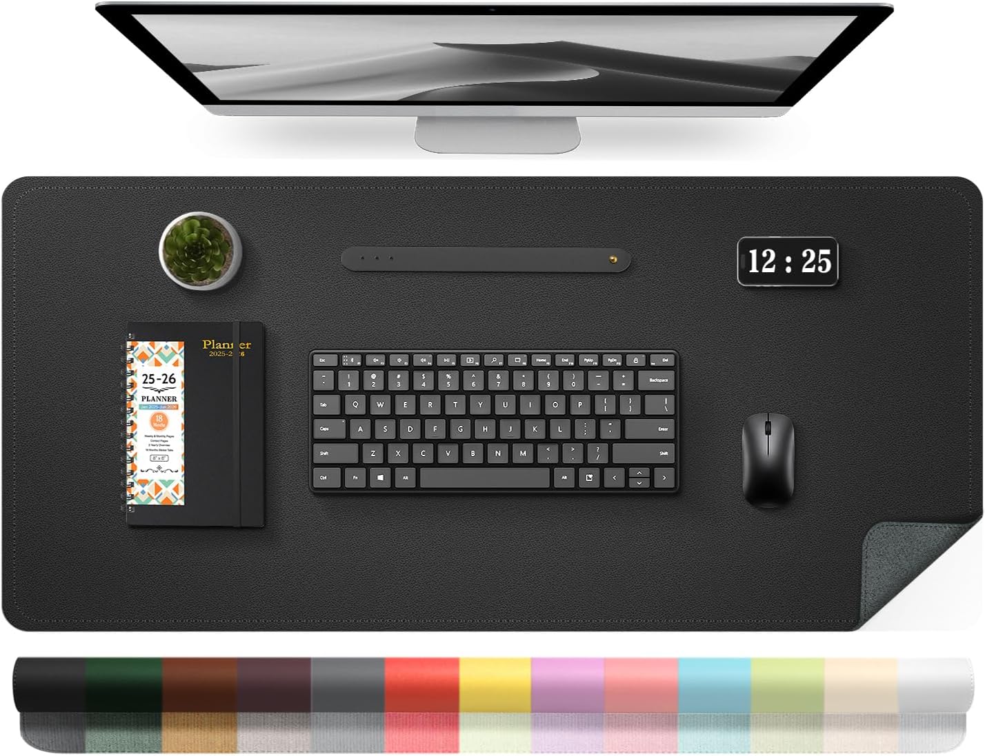Large Leather Desk Pad Protect - Leather Desk Pad avaliação e preço