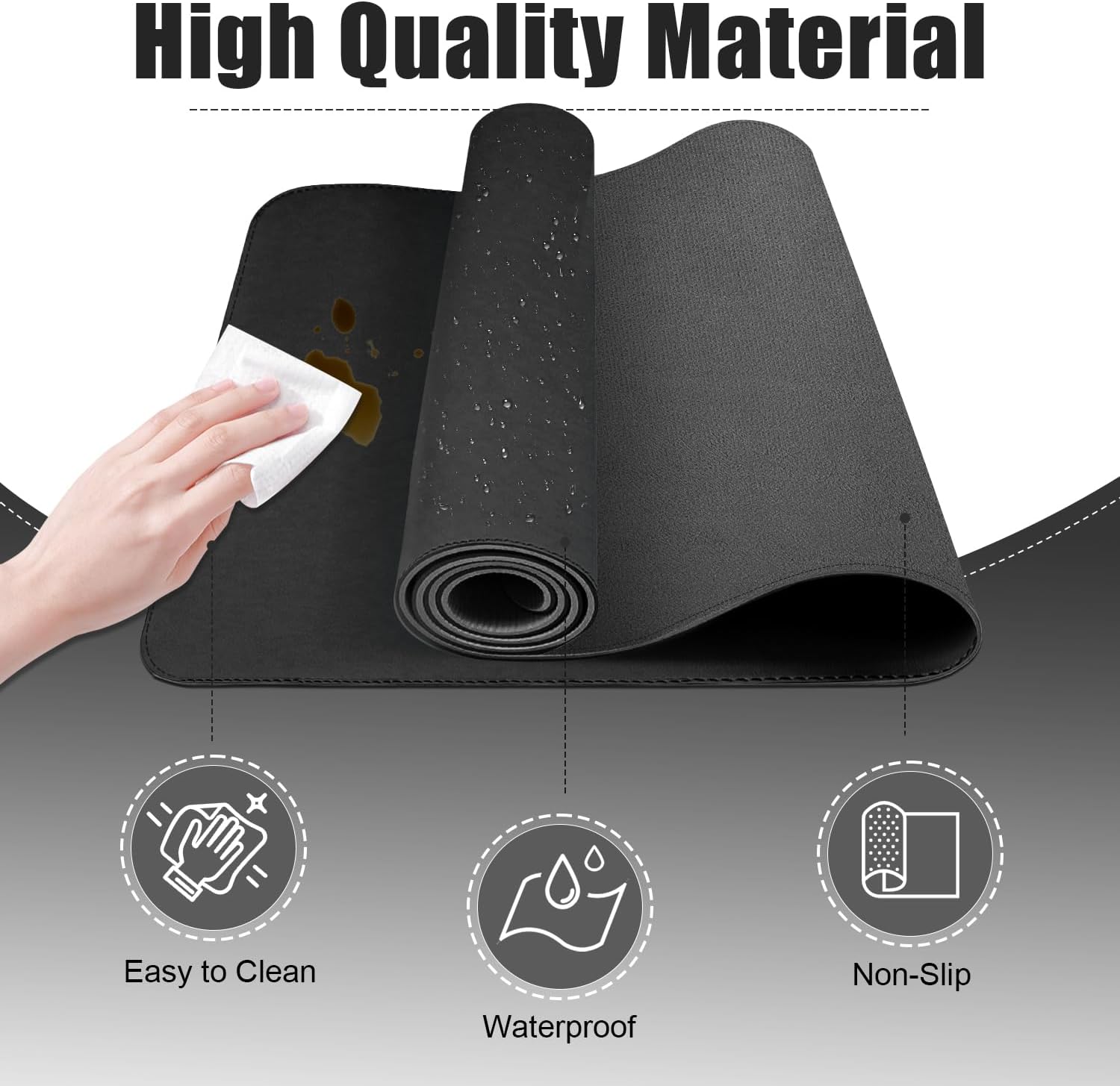 Large Leather Desk Pad Protect - Leather Desk Pad avaliação e preço