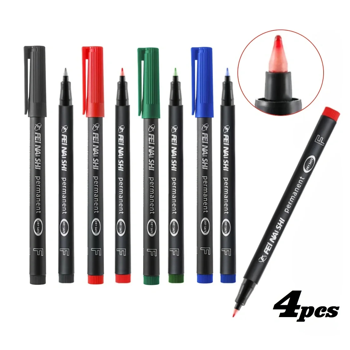 4Colors Fine Tip Permanent Mar - Correction Pen Fine avaliação e preço