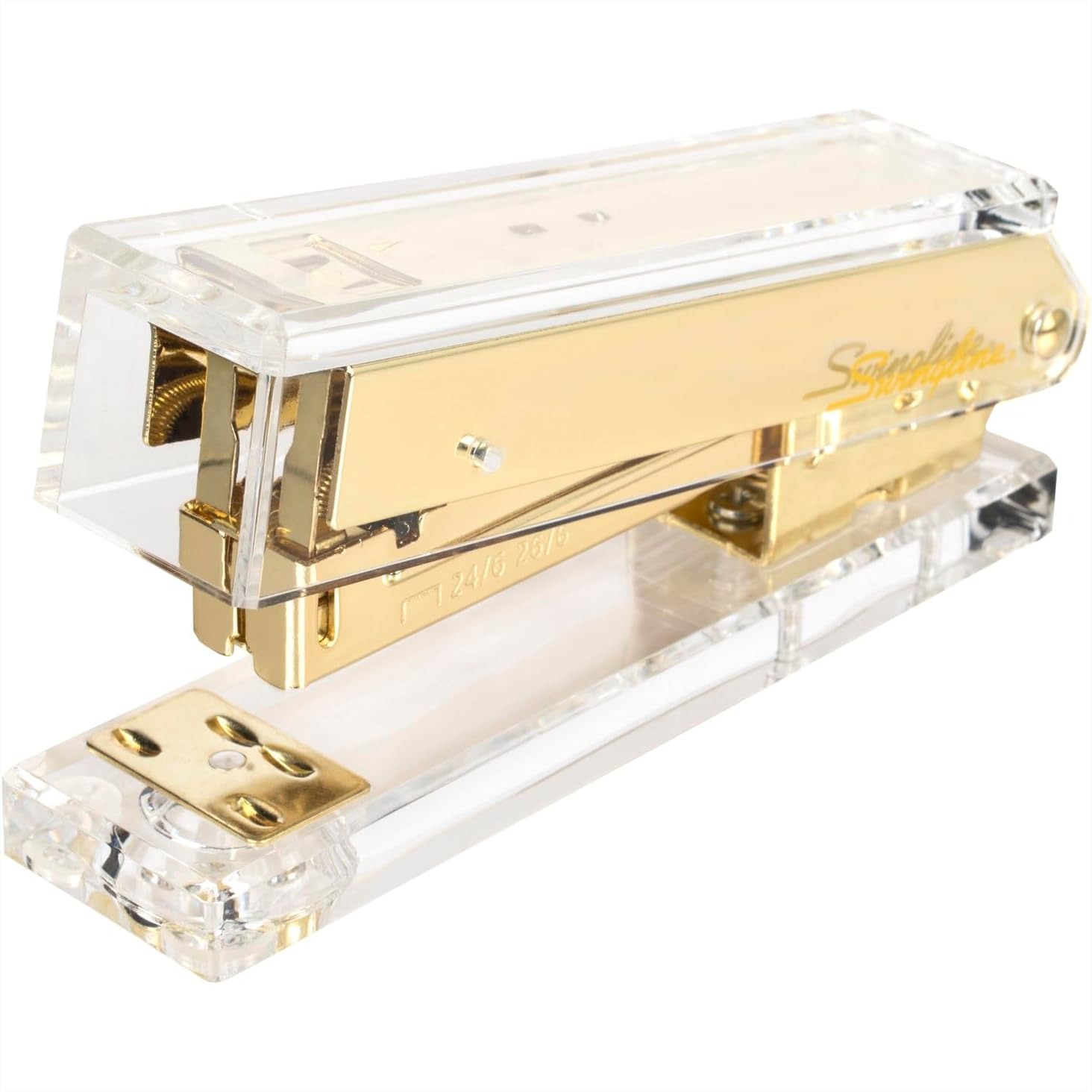 Clear Acrylic Gold Stapler, 20 - Stapler Half Strip avaliação e preço
