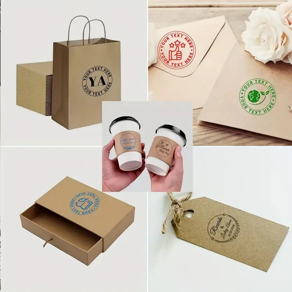 Custom Stamp Personalized Self - Rubber Date Stamp avaliação e preço