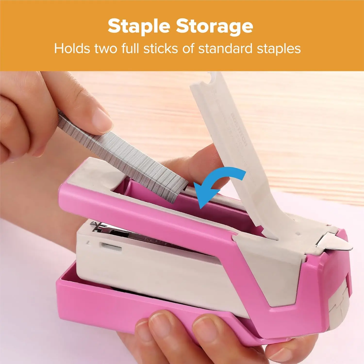 Spring-Powered Stapler, 3-in-1 - Stapler Half Strip avaliação e preço